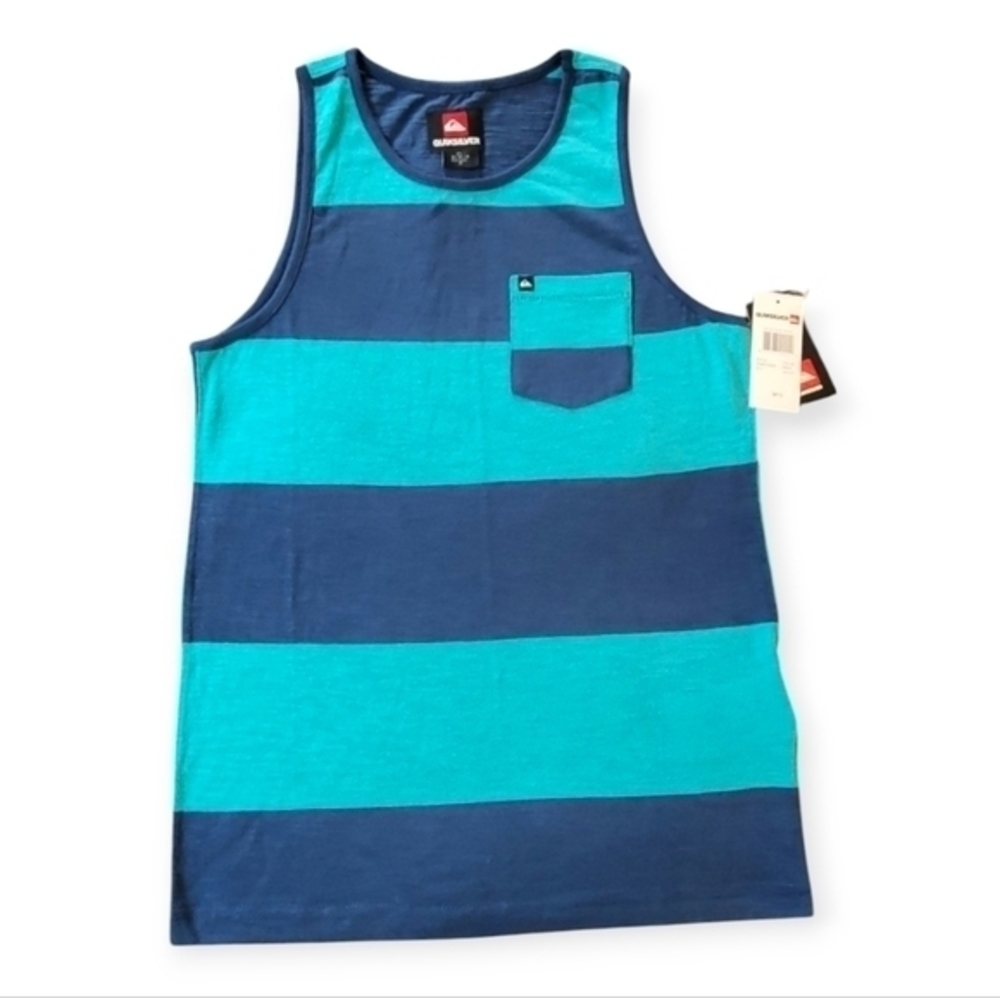 NWT Quiksilver Kid's Stripes Sleeveless Tank Top